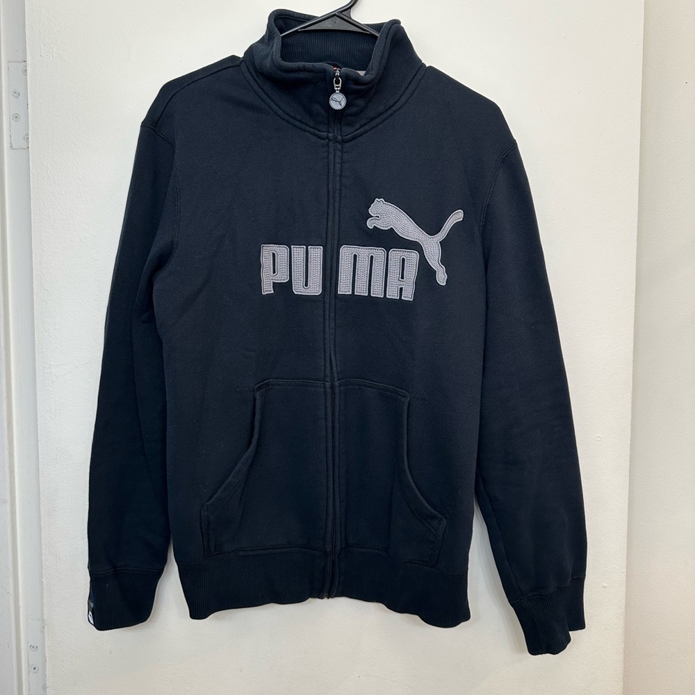 Puma mock neck zip sweater